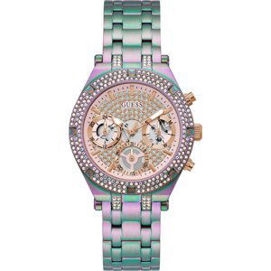 Dámské hodinky Guess Heiress Rainbow GW0440L3 Růžová