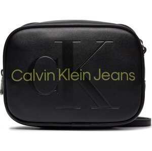 Kabelka Calvin Klein Jeans Sculpted Camera Bag18 Mono K60K610275 Black/Dark Juniper 0GX