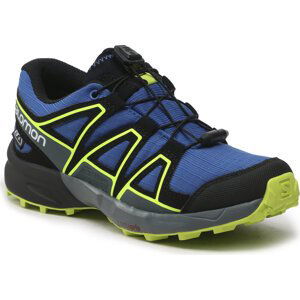 Boty Salomon Speedcross Cswp J 417258 09 M0 Nautical Blue/Black/Acid Lime