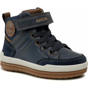 Kotníková obuv Geox J Charz B. Babx A J16F3A 043ME C4220 M Navy/Lt Brown