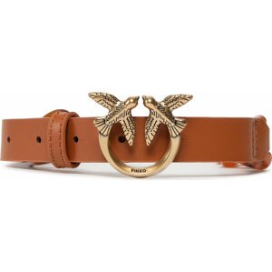 Dámský pásek Pinko Love Day Turtle Chain Belt H2 PE 22 PLT01 1H2113 Y85T Hnědá