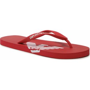 Žabky Emporio Armani XVQS06 XN746 00115 Red/White