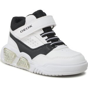 Sneakersy Geox J Illuminus Boy J36GVB 05411 C0404 M White/Black