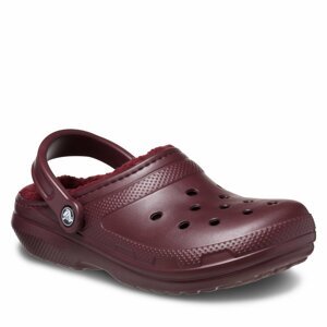 Nazouváky Crocs Crocs Classic Lined Clog 203591 Dark Cherry 6WD