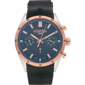 Hodinky Roamer Multifunction 508982 49 45 05 Silver/Rose Gold/Black