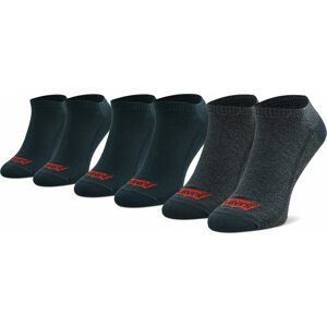 Sada 3 párů nízkých ponožek unisex Levi's® 37157-0174 Dark Denim