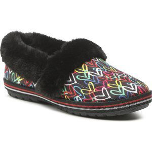 Bačkory Skechers BOBS Lodge Love 113610 Black/Multi