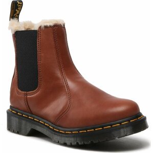 Kotníková obuv s elastickým prvkem Dr. Martens 2976 Leonore 27784225 Saddle Tan