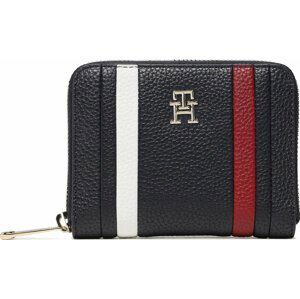 Velká dámská peněženka Tommy Hilfiger Th Emblem Med Za Corp AW0AW15118 DW6