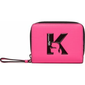 Malá dámská peněženka KARL LAGERFELD 235J3208 J139 Shocking Pink