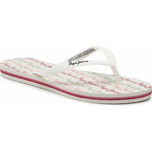 Žabky Pepe Jeans Rake Log PLS70118 White 800