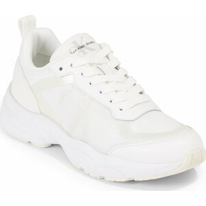 Sneakersy Calvin Klein Jeans Retro Tennis Hyper Mesh Wn YW0YW01141 Bright White/Creamy White 01T