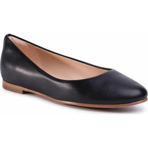 Baleríny Clarks Grace Piper 261440424 Black Leather