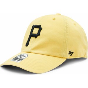 Kšiltovka 47 Brand MLB Pittsburgh Pirates Double Under '47 CLEAN UP BAS-DBLUN920GWS-MZ06 Maize