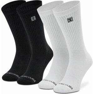 Sada 2 párů pánských vysokých ponožek DC ADYAA03148 WBB0