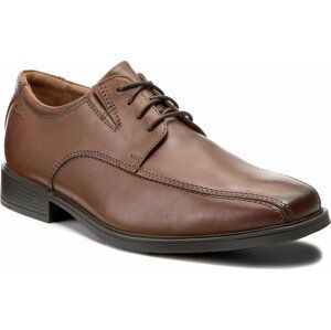 Polobotky Clarks Tilden Walk 261300957 Dark Tan Leather