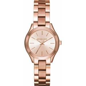 Hodinky Michael Kors Mini Slim Runway MK3513 Rose Gold/Rose Gold