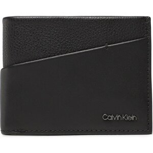 Velká pánská peněženka Calvin Klein Ck Diagonal Bifold 6Cc W/Bill K50K510595 BAX