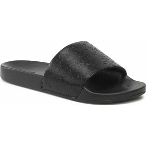 Nazouváky Calvin Klein Pool Slide - Hf Mono HW0HW01507 Black Mono 0GN