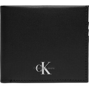 Velká pánská peněženka Calvin Klein Jeans Monogram Soft Bifold W/Coin K50K511456 Black BEH