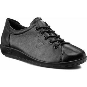 Polobotky ECCO Soft 2.0 20650356723 Black With Black Sole