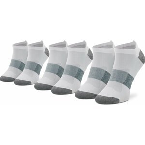 Sada 3 párů nízkých ponožek unisex Asics 3 Ppk Lyte Sock 3033A586 Real White 0001