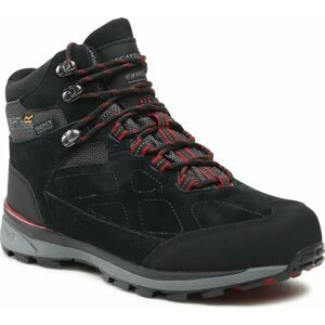 Trekingová obuv Regatta Samaris Suede RMF575 Black/Dark Red