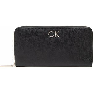 Velká dámská peněženka Calvin Klein Re-Lock Slim Z/A Wallet Lg Pbl K60K609482 BAX