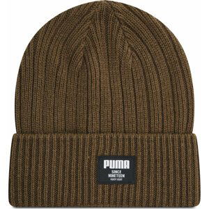 Čepice Puma Ribbed Classic Beanie 022831 09 Zelená