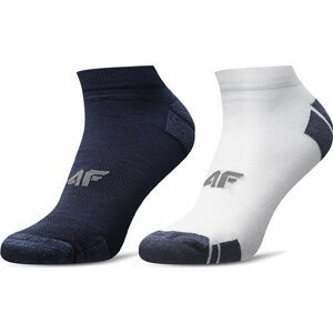 Sada 2 párů pánských nízkých ponožek 4F 4FSS23USOCM153 92S