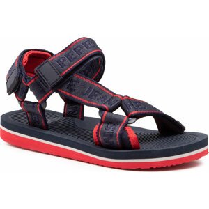 Sandály Pepe Jeans Pool Tape Boys PBS90043 Navy 595