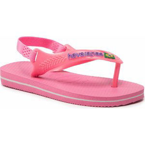 Sandály Havaianas Brasil Logo 41405770129 Crystal Rose