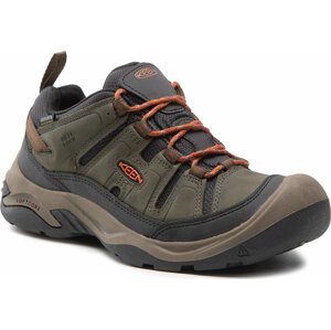 Trekingová obuv Keen Circadia Wp 1026774 Black Olive/Potters Clay