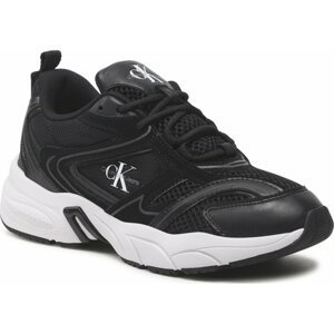 Sneakersy Calvin Klein Jeans Retro Tennis Su-Mesh W YW0YW00891 Black BDS