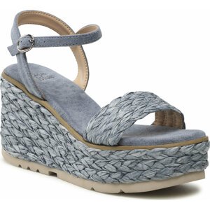 Espadrilky Alma Blue V23BL4034 Rafia Jeans