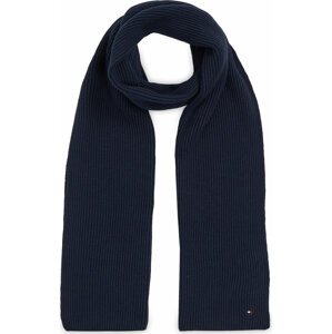 Šál Tommy Hilfiger Essential Flag Scarf AW0AW15348 Tmavomodrá