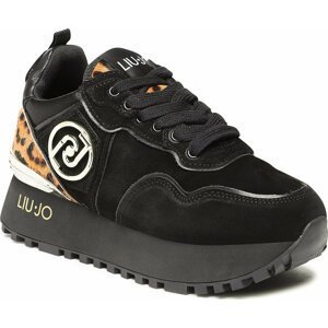 Sneakersy Liu Jo Maxi Wonder 24 BF2103 PX194 Black/Leopa S1068