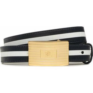 Dámský pásek Lauren Ralph Lauren Turned Bckl 412891205001 French Navy/White Stripe