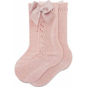Vysoké dětské ponožky Condor 2.599/2 Pale Pink 0526