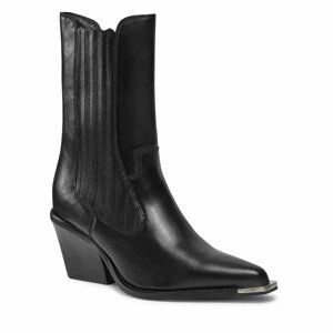 Kotníková obuv s elastickým prvkem Bronx Western 34231-A Black 01