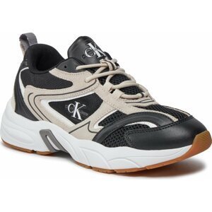 Sneakersy Calvin Klein Jeans Retro Tennis Su-Mesh Wn YW0YW00891 Black/Eggshell/Bright White 01F