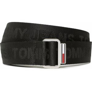 Pánský pásek Tommy Jeans Tjm Baxter Belt 3.5 AM0AM10625 Černá