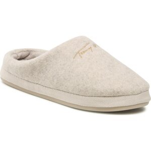 Bačkory Tommy Hilfiger Home Slipper Felt FW0FW06715 Beige Heather ADK