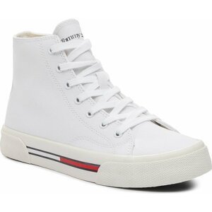 Sneakersy Tommy Jeans Mc Wmns EN0EN02087 White 0K4