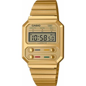 Hodinky Casio Vintage A100WEG-9AEF Gold/Gold