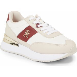 Sneakersy Tommy Hilfiger Th Elevated Feminine Runner Gld FW0FW07306 Ancient White YBH