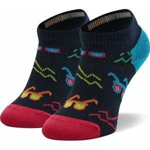 Dětské nízké ponožky Happy Socks KSND05-6500 Tmavomodrá