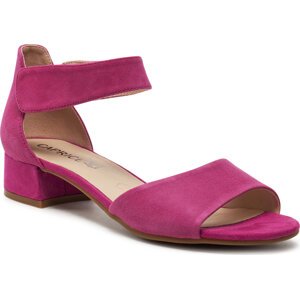 Sandály Caprice 9-28212-42 Fuchsia Suede 542