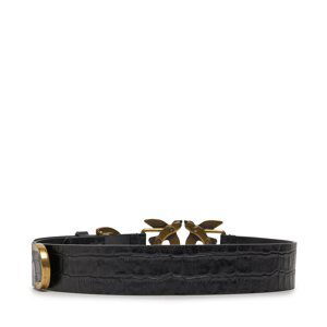 Dámský pásek Pinko Chaval H4 Belt Nero/Antique Gold Z99Q