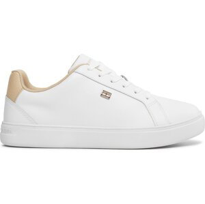 Sneakersy Tommy Hilfiger Essential Court Sneaker FW0FW07686 White YBS